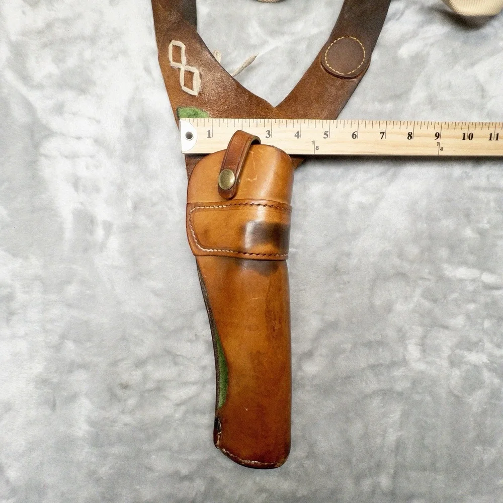 Vtg Brauer Bros Leather Shoulder Holster HS46 *Repaired* Made In USA